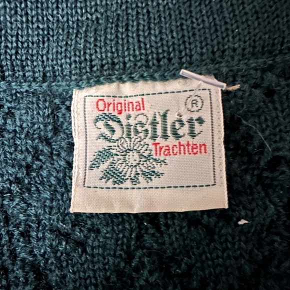 Vintage Original Distler Trachten Sweater Vest - Picture 3 of 3